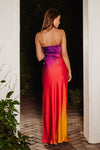 SUNSET LOVER SATIN DRESS