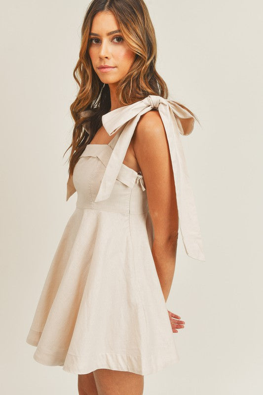 JUNIE BOW MINI DRESS – Pink Carnation Shop